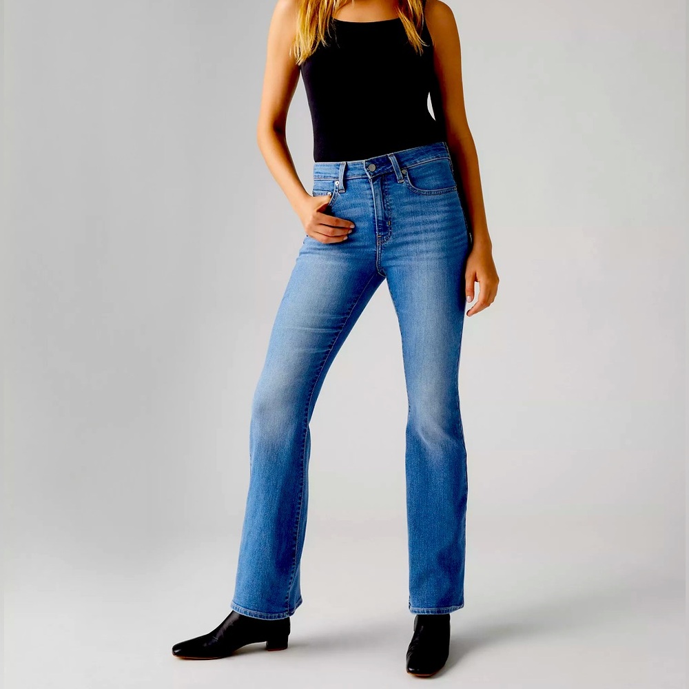 Levi’s 726 flare jeans; gently used, good condition